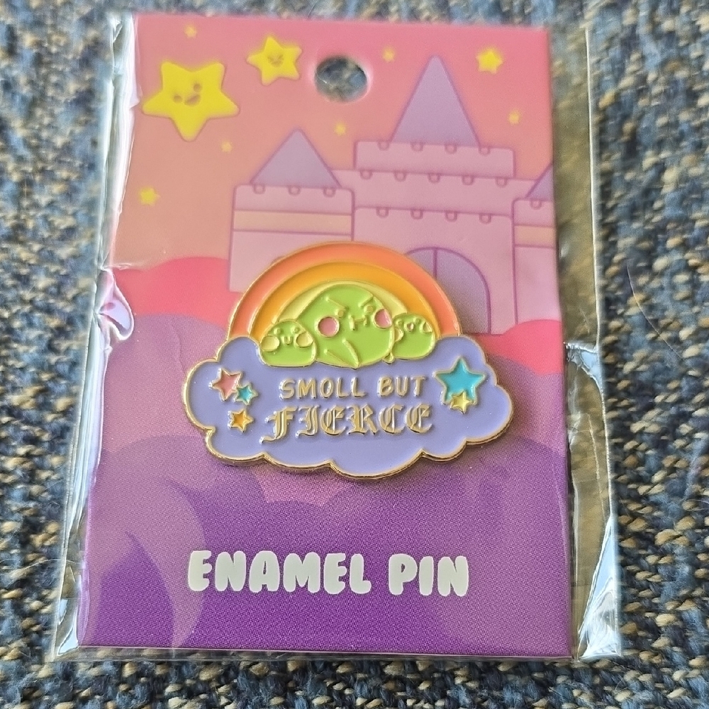 Smoll But Fierce Enamel Pin - Multicolor